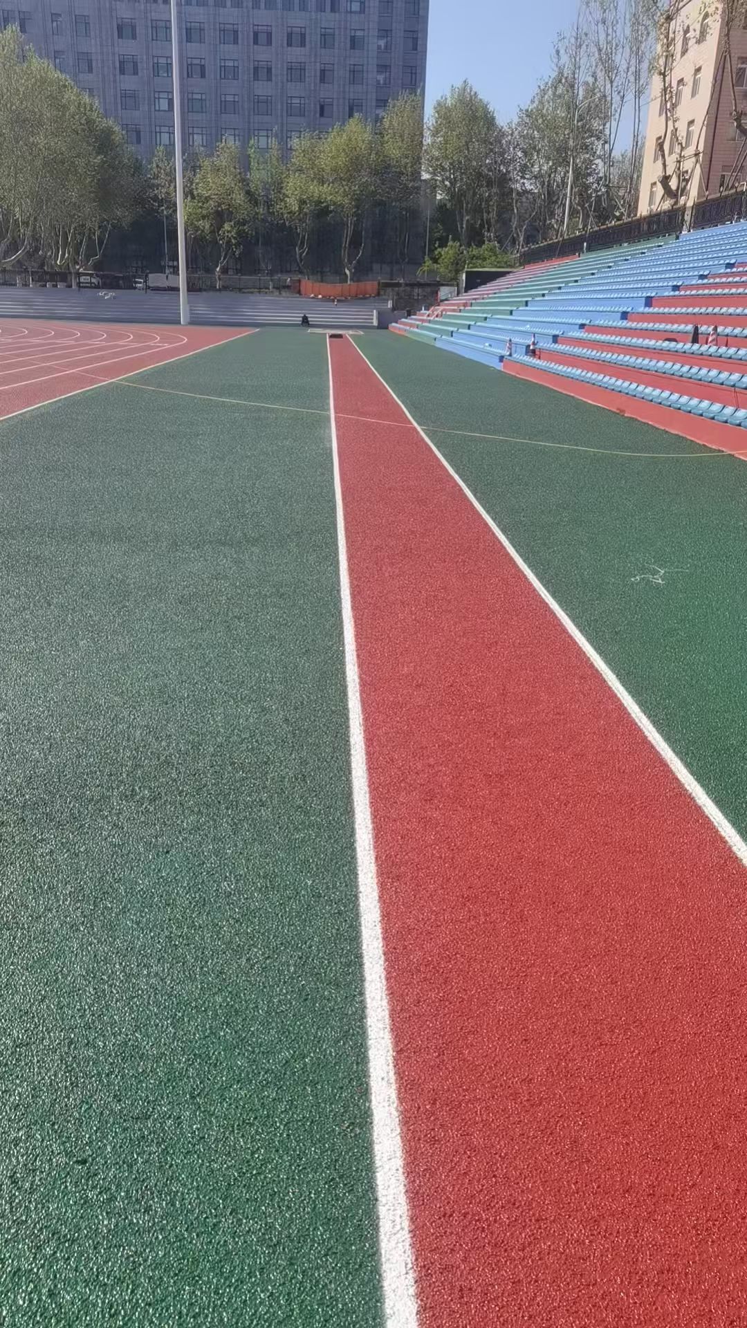 陇南市混合型塑胶跑道透水跑道 - 方案